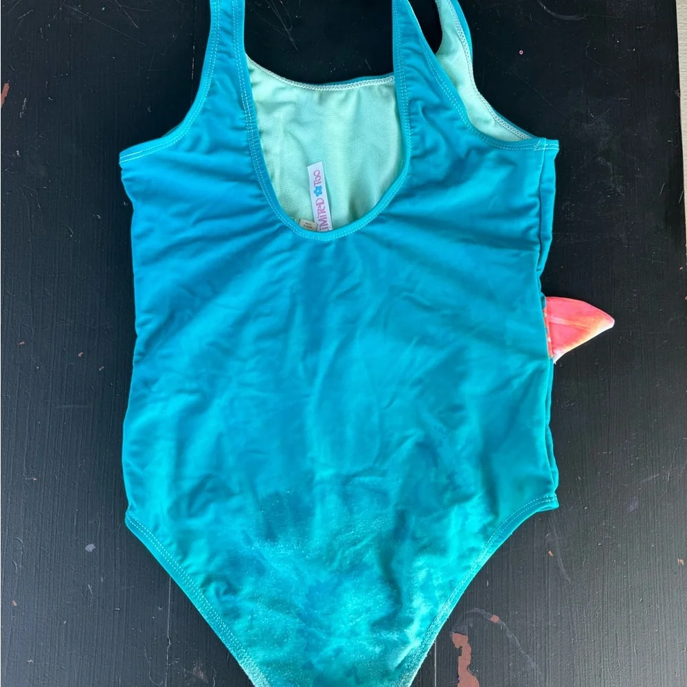 Limited Too Teal and Pink Mermaid One Piece